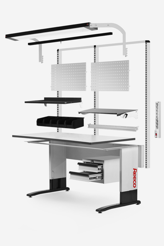 Antystatyczny stół przemysłowy ESD REECO Premium