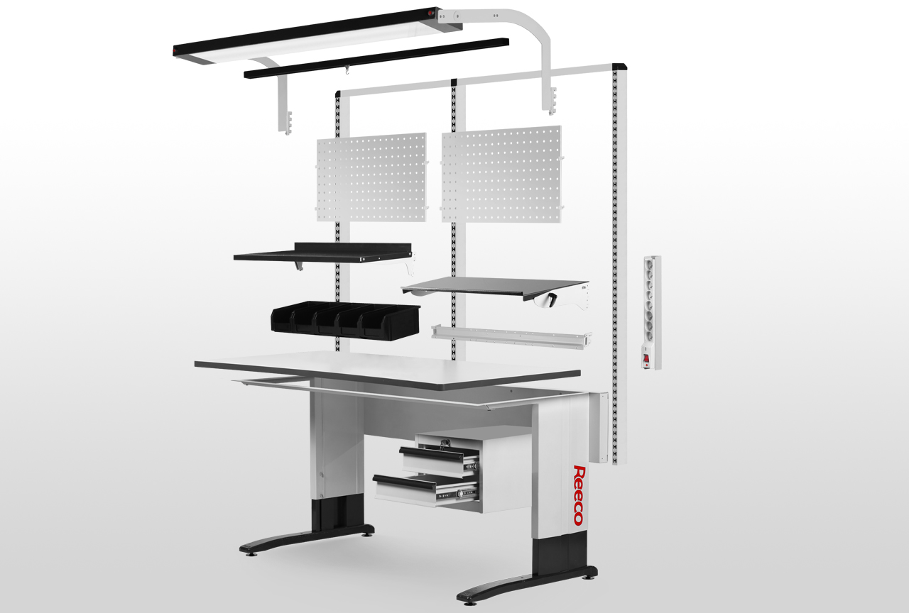 Antystatyczny stół przemysłowy REECO