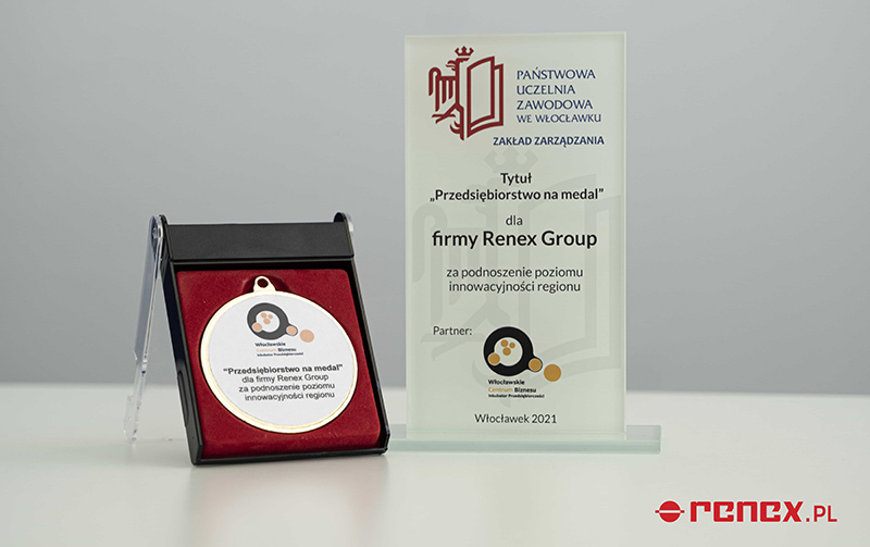 Grupa RENEX została nagrodzona w plebiscycie Przedsiębiorstwo na Medal
