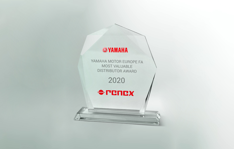 Grupa RENEX odznaczona nagrodą YAMAHA Most Valuable Distributor Award
