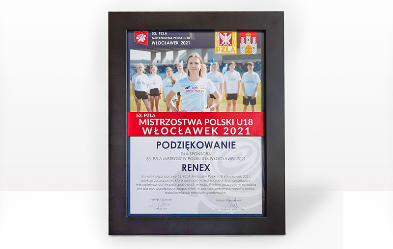 Grupa RENEX Sponsorem Głównym Mistrzostw Polski w Lekkiej Atletyce U18
