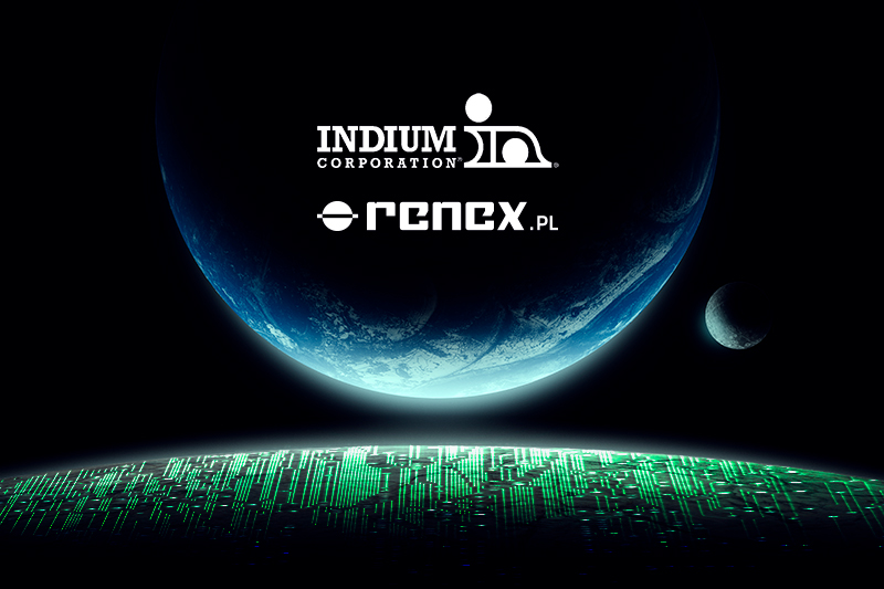 Grupa RENEX wprowadza do oferty produkty INDIUM dla przemysłu kosmicznego