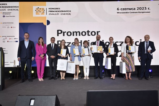 Grupa RENEX doceniona w Konkursie „Promotor Przedsiębiorczości Rodzinnej”