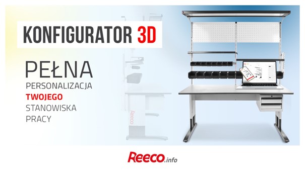 Stwórz ergonomiczne i funkcjonalne miejsce pracy z konfiguratorem REECO